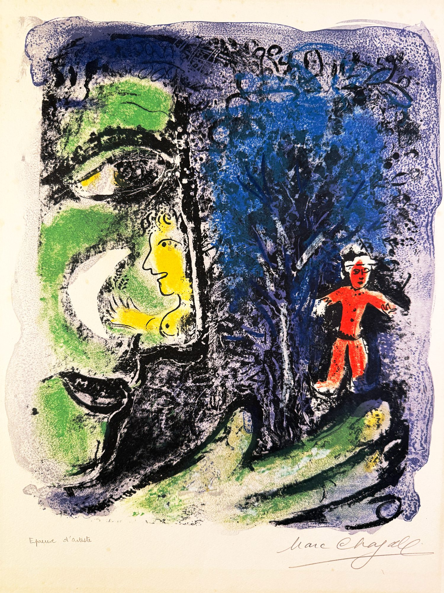 Le profile et l’enfant rouge