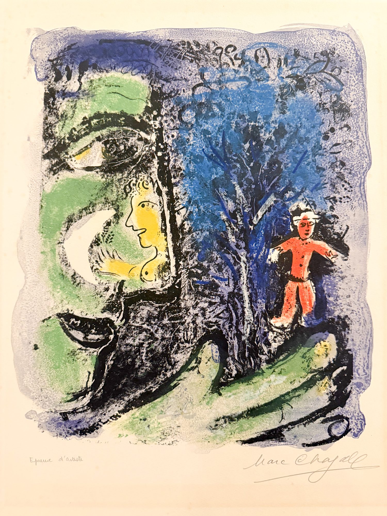 Le profile et l’enfant rouge